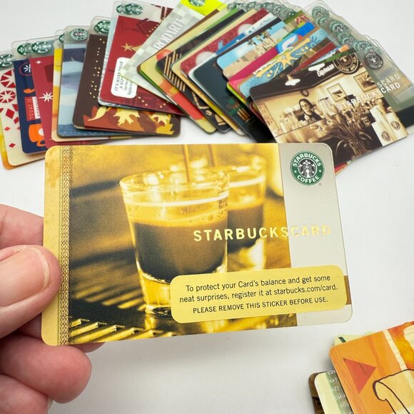 Starbucks Cards 2004 to 2013 Mostly Original Logo - Excellent - Lot of 48 - Picture 7 of 11